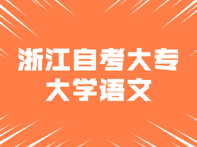2022年浙江自考大?！洞髮W語文》試題一